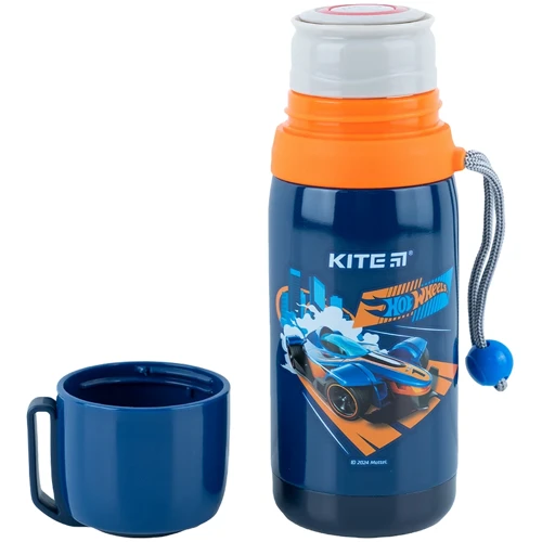 Термос Kite Hot Wheels 350 мл (HW24-301): Матеріал колби Нержавеющая сталь