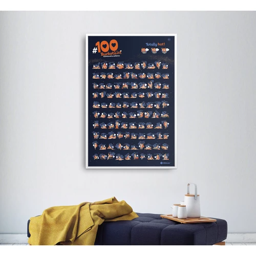 Скретч-постер 100 BucketList Kamasutra Edition (Eng)