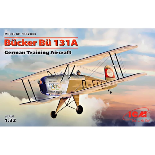 Немецкий учебный самолет ICM Bücker Bü 131A