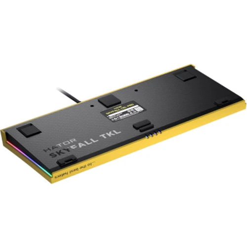 Клавиатура HATOR Skyfall TKL PRO Yellow (HTK-657): Тип клавиатуры игровая