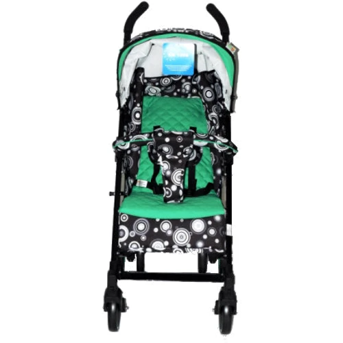Візок BabyHit Rainbow (D200) - Black-green: Можливість встановлення люльки немає