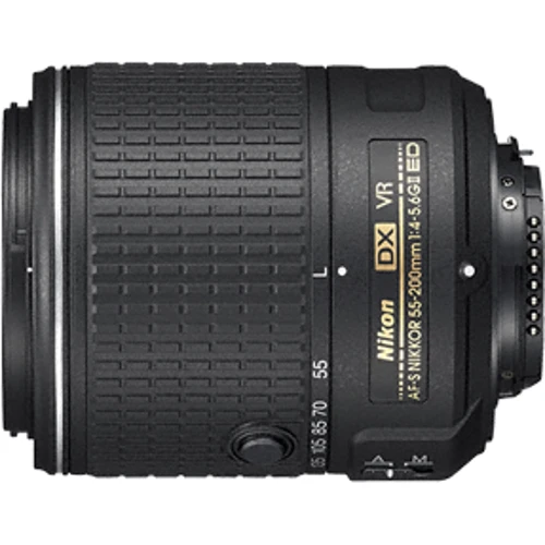 Об'єктив для фотоапарата Nikon 55-200mm f/4-5.6G AF-S VR II DX Zoom-Nikkor: Тип об'єктива Длиннофокусный