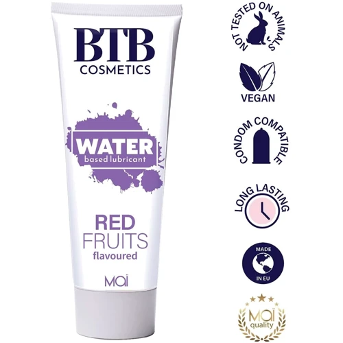 Смазка на водной основе MAI BTB FLAVORED RED FRUITS с ароматом красных фруктов (100 мл)