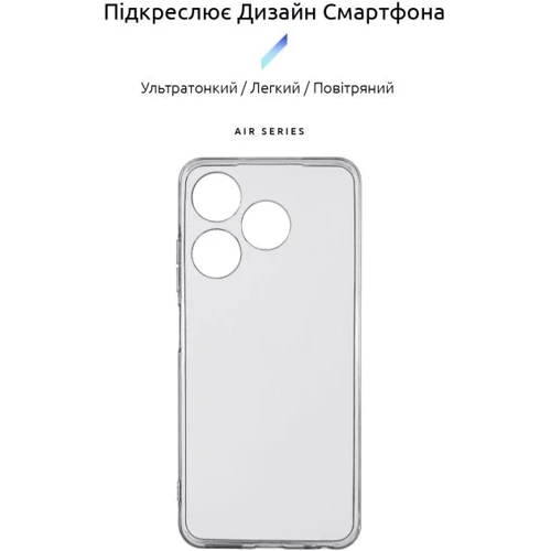 Чехол для телефонов ArmorStandart Air Series Camera cover Transparent for Tecno Spark 10 4G (KI5q) (ARM67815): Совместимость Tecno Spark 10 4G (KI5q)