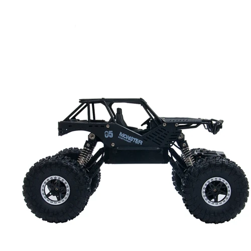 Автомобиль Off-Road Crawler на р/у – Tiger (матовый черный, аккум. 4,8V, метал. корпус, 1:18) (SL-111RHMBl) фото 8