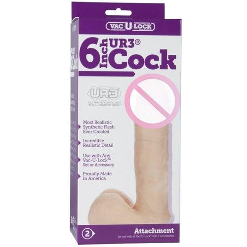 Фалоімітатор Vac-U-Lock 6 ", 16.5x4 см: Призначення Вагінальні