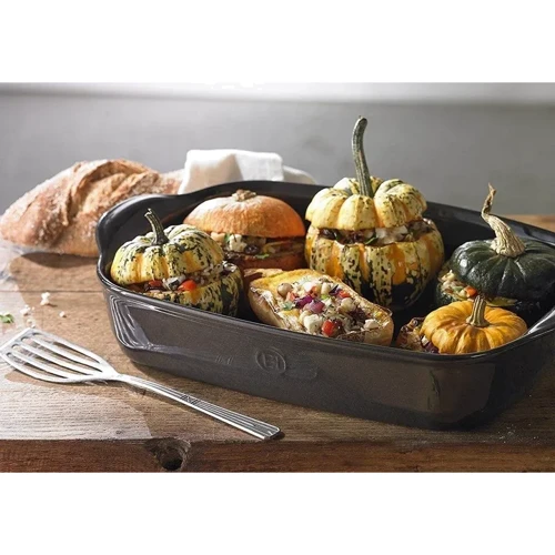 Форма для запекания Emile Henry Ovenware 30х19 см керамическая красная (349650): Форма прямоугольная