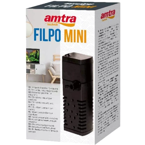 Фільтр Amtra внутрішній Filpo Mini 200 л/год акваріум до 30 л (A6076875): Виробник Amtra