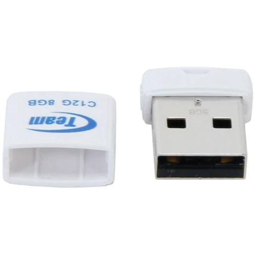 USB-флешка Team 8GB C12G USB 2.0 White (TC12G8GW01): Максимальная скорость чтения, МБ/с 20