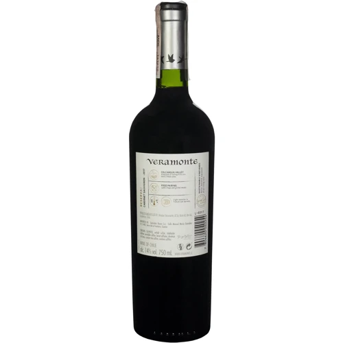 Вино Veramonte Cabernet Sauvignon красное сухое 0.75 л (FSH_7804620040254): Страна производитель Чили