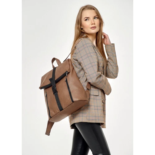 Женский рюкзак Sambag Rene коричневый (27108061r): Пол Женский