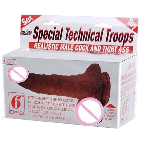 Вибратор LYBAILE Special Technical Troops 6" Flesh
