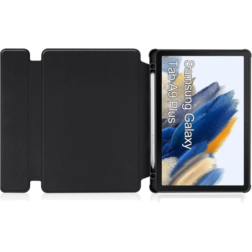 Аксессуар для планшетных ПК BeCover Case Rotatable Smart Keyboard Black for Samsung Galaxy Tab A9 Plus SM-X210/SM-X215/SM-X216 (710329): Материал Экокожа