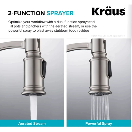 Смеситель для кухонной мойки Kraus KPF-1683SFS