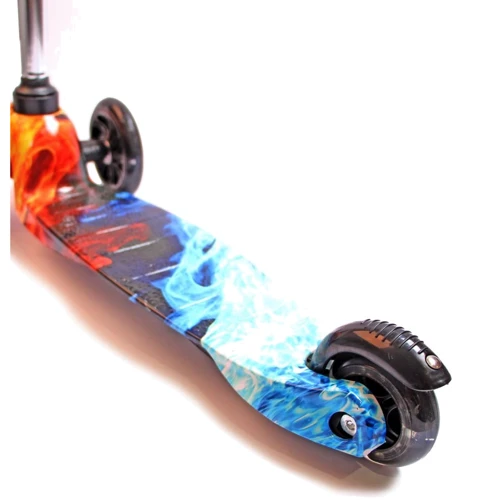 Самокат Детский Micro Mini. Fire and Ice (с рисунком): Тип колес литые