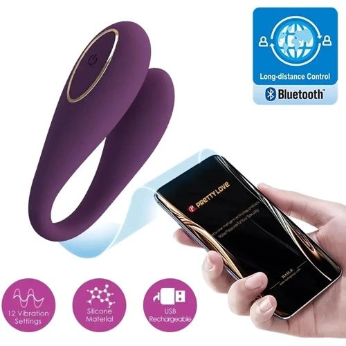 Смарт вибратор для пар LYBAILE Pretty Love August (BI-014582HP-1)