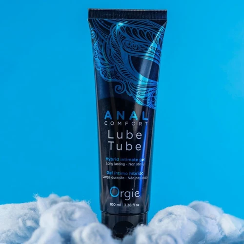 Гибридный анальный лубрикант Orgie Lube Tube Anal Comfort, 100 мл, водная основа, имитация силикона
