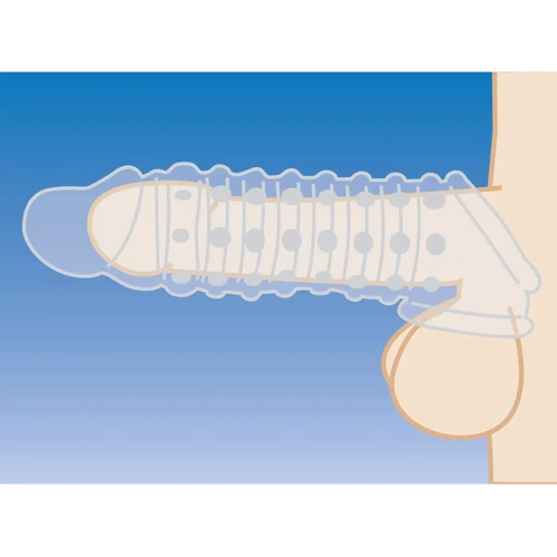 Насадка на пенис Size Matters 1.5" Inch Penis Enhancer Sleeve Clear