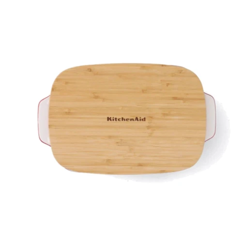Форма для запекания с крышкой KitchenAid, 8.8х24.8х40.4 см, красный (CC006108-001): Диапазон температур, °C 260