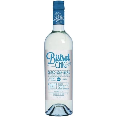 Вино "Bistrot Chic de la Mer" Blanc Entre Deux Mers AOP біле сухе 0.75л (VTS1313350)