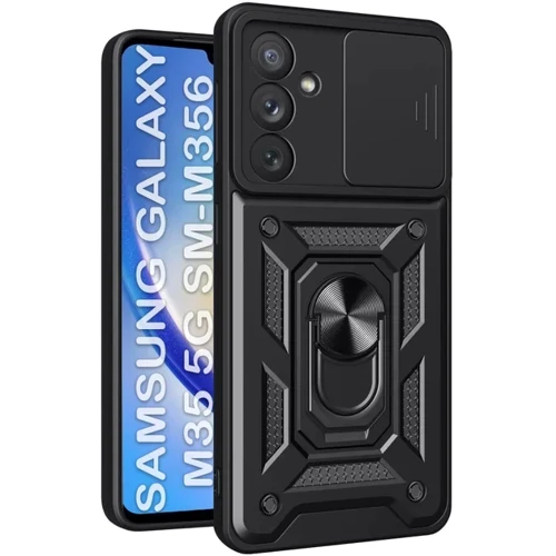 Чохол для телефона BeCover Military Black для Samsung M356 Galaxy M35 5G (711541): Сумісність Samsung M356 Galaxy M35 5G