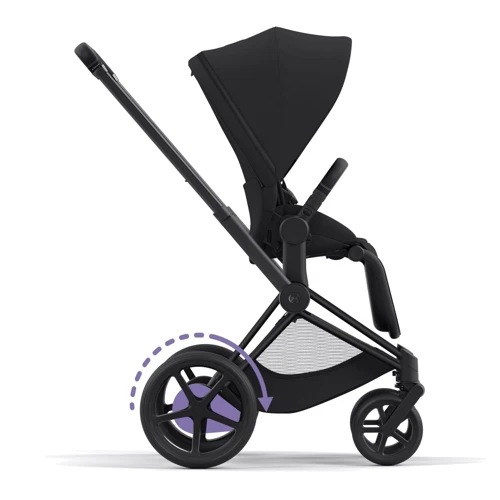 Шасі Cybex ePriam & каркас Matt Black з електродвигуном та акумулятором фото 7