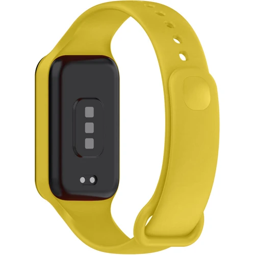 Ремінець ArmorStandart Silicon Yellow (ARM74002) for Xiaomi Mi Smart Band 8 Active / Redmi Smart Band 2
