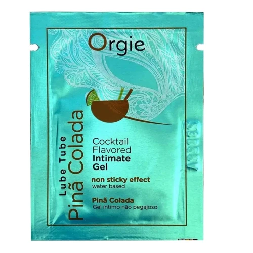 Пробник Лубрикант на водной основе Orgie Lube Tube Pina Colada, 2 мл, вкус и аромат пина колады