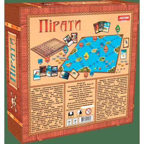 Настольная приключенческая игра Artos games Пираты (20826): Производитель Artos Games
