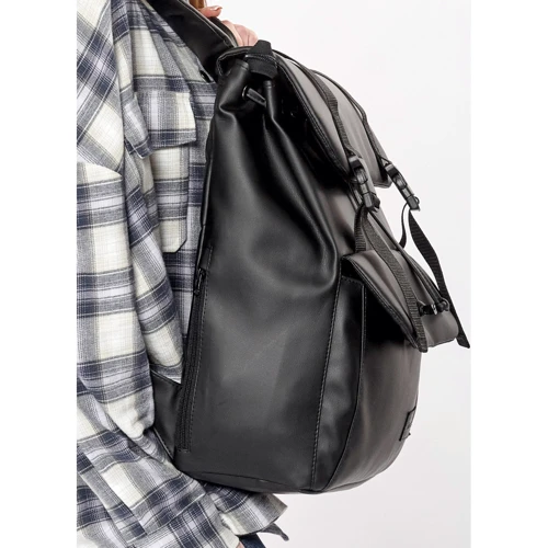 Женский рюкзак Sambag Loft Zard черный (22651001): Материал Искусственная кожа