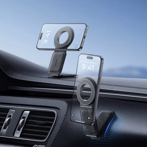Тримач Baseus Car Holder Magnetic C02 Mega Black (C40169002113-00) для Apple iPhone 16 I 15 I 14 I 13 I 12 series фото 6