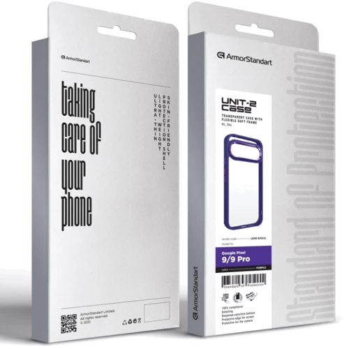 Чехол для телефонов ArmorStandart UNIT2 Case Purple for Google Pixel 9 / 9 Pro (ARM80904): Цвет фиолетовый