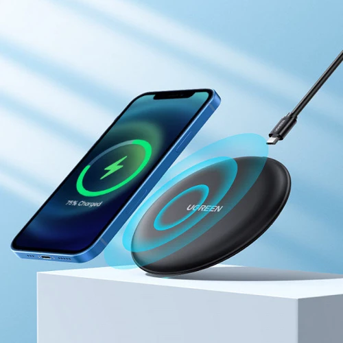 Зарядное устройство Ugreen Wireless Charging Pad CD186 15W Black (80537): Тип беспроводное