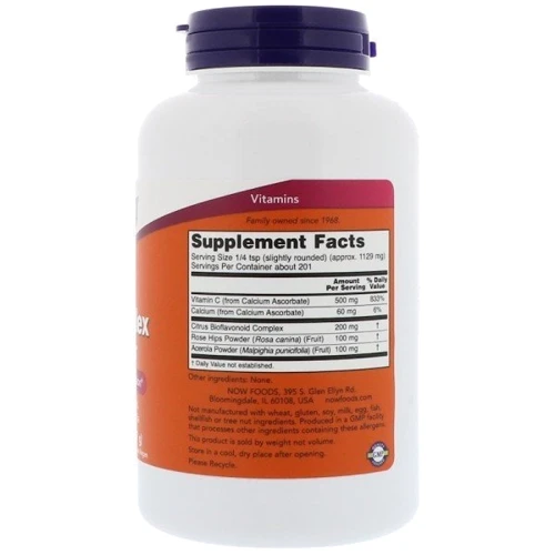 NOW Foods C-Complex Powder 500 mg C комплекс 227 г: Тип вітамін C