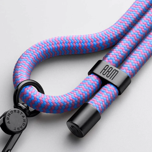 Ремешок для смартфона ArmorStandart Rope Black Unicorn with Dark holder (ARM76095): Цвет голубой