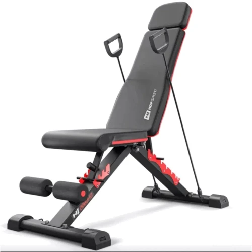 Скамья для жима и пресса Набор Elitum Titan гантели 2х26кг со скамьей Hop-Sport HS-2080 НВ (00-G00000339)