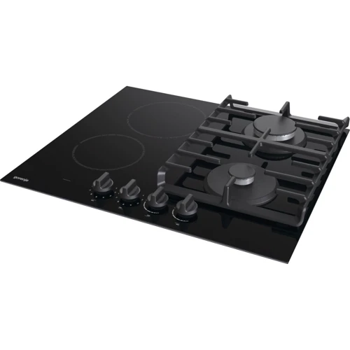 Варочная поверхность газовая Gorenje GCE691BSC: Рабочая поверхность закаленное стекло