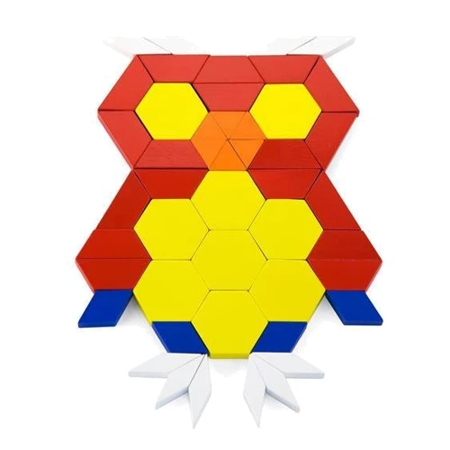 Деревянный игровой набор Viga Toys Цветная мозаика 250 эл (50065)