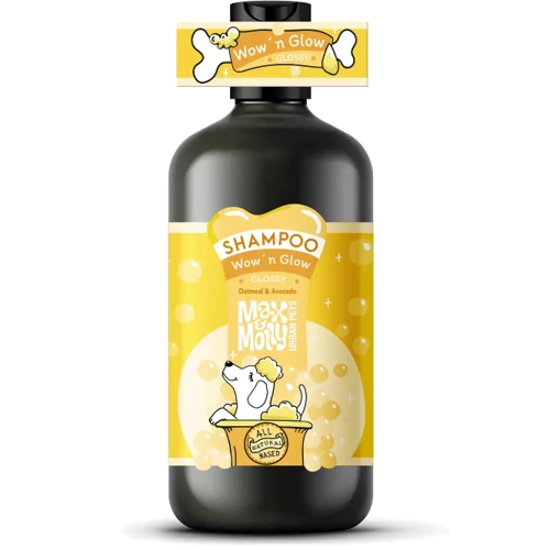 Шампунь для собак Max & Molly Dog Shampoo Glossy Coat Wow Glow з вівсянкою та авокадо 250 мл (4894512060395)