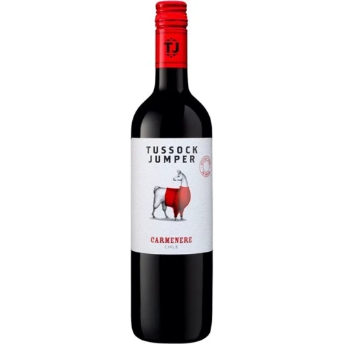 Вино Tussock Jumper, Carmenere, 13.5%, червоне сухе, 0.75 л (PRV3760204540142)