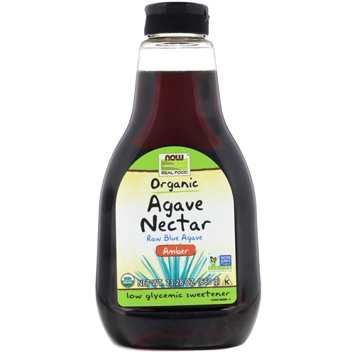 Now Foods Real Food, Organic Agave Nectar, Amber, 23.28 oz (660 g)