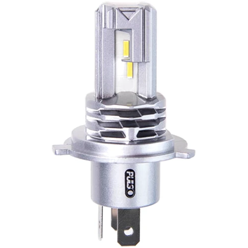 Светодиодная автолампа Pulso M4/H4-H/L/LED-chips CREE/9-32v/2x25w/4500Lm/6000K (M4-H4): Головной свет Дальний свет, Ближний свет