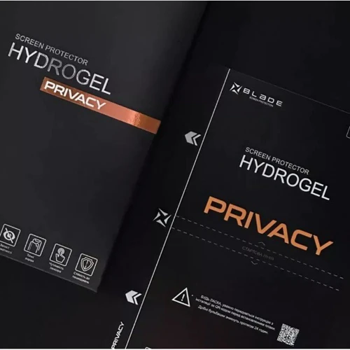 Защитная пленка для iPhone BLADE Hydro-Gel Screen Protector PRIVACY фото 5
