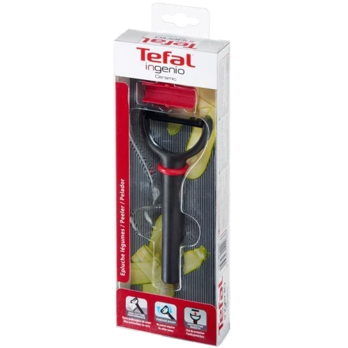 Овощечистка Tefal Ingenio Ceramic Black Y-формы керамическая(K1522014): Для овощей / для чистки 252 x 91 x 32 мм