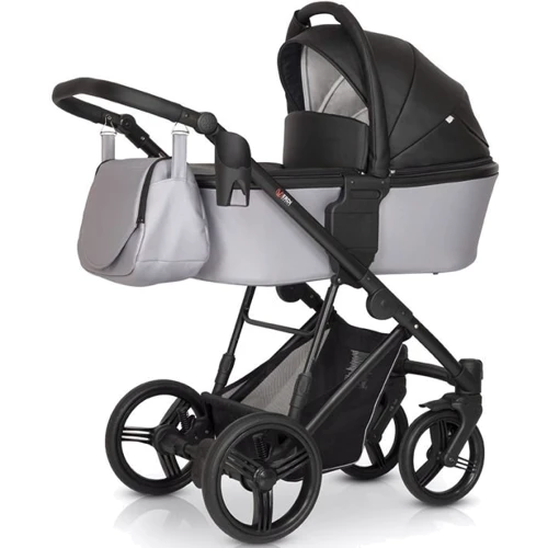 Универсальная коляска 3 в 1 Verdi Dynamic 9023-VDE-07L ECO светло-серый/черный