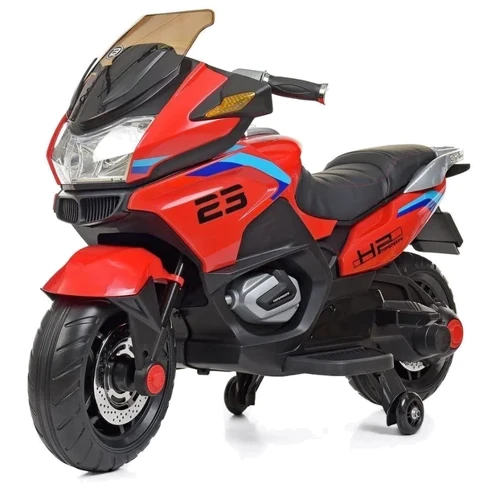 Детский электромотоцикл 2 колесный Bambi Racer BMW красный (M 4272EL-3)