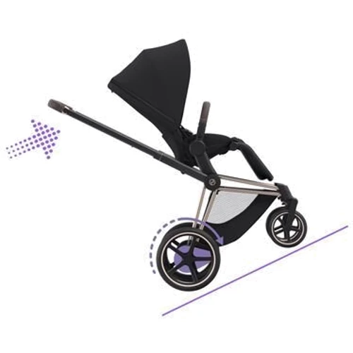 Шасі Cybex ePriam & каркас Matt Black з електродвигуном та акумулятором фото 12