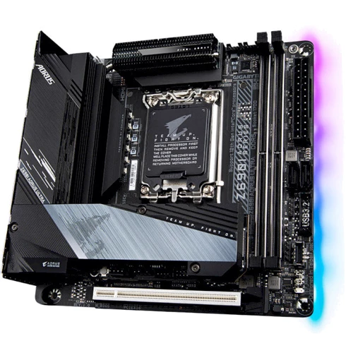 Gigabyte Z690I AORUS ULTRA: Разъемы на плате USB 2.0, USB 3.2 Gen 1, USB 3.2 Gen 2