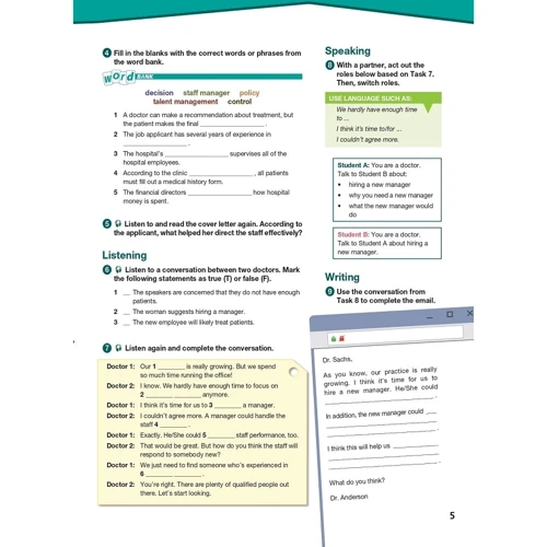 Career Paths: Healthcare Management: Student's Book: Кількість сторінок 120