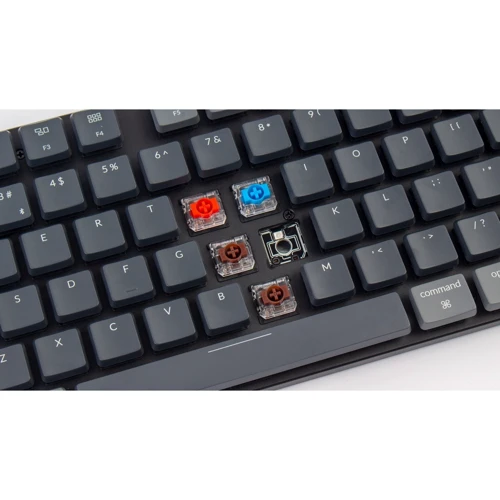 Клавиатура Keychron K1SE 87 Key Optical Brown RGB Hot-Swap Wireless UA Black (K1SEE3_KEYCHRON): Интерфейс подключения Bluetooth